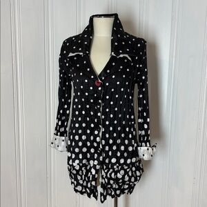 UBU Reversible Polka Dot Jacket Shirt – Size S
